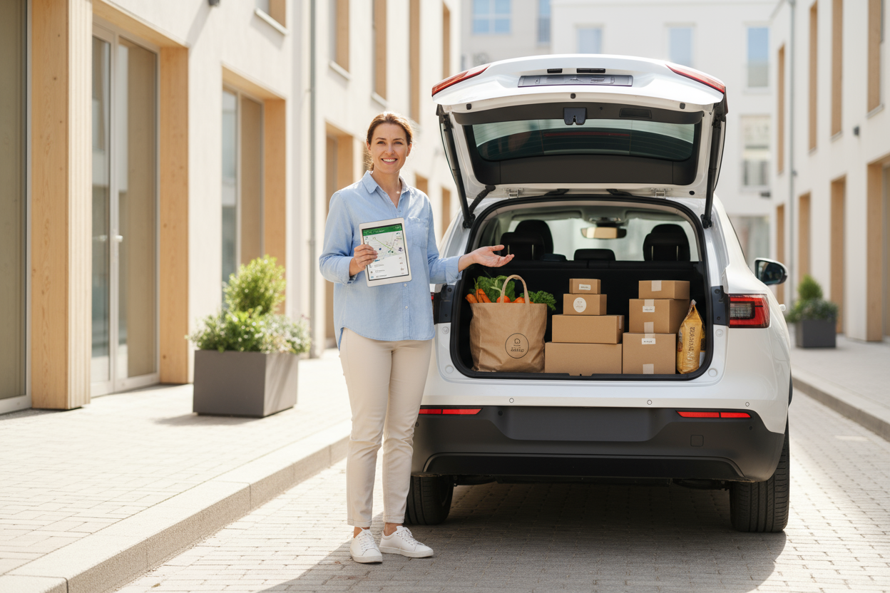 replace the bike with a car