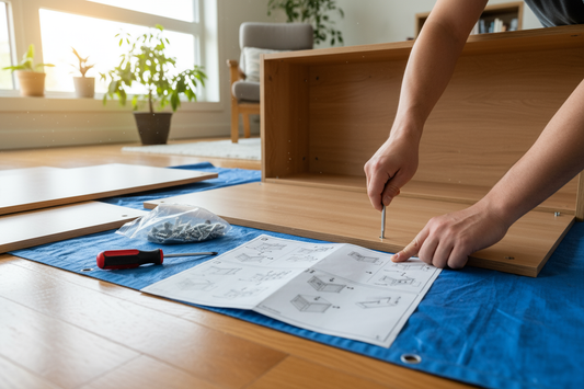 assembling furniture