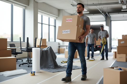 person doing moving work